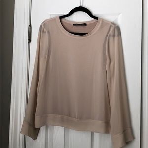 Zara Blush Blouse